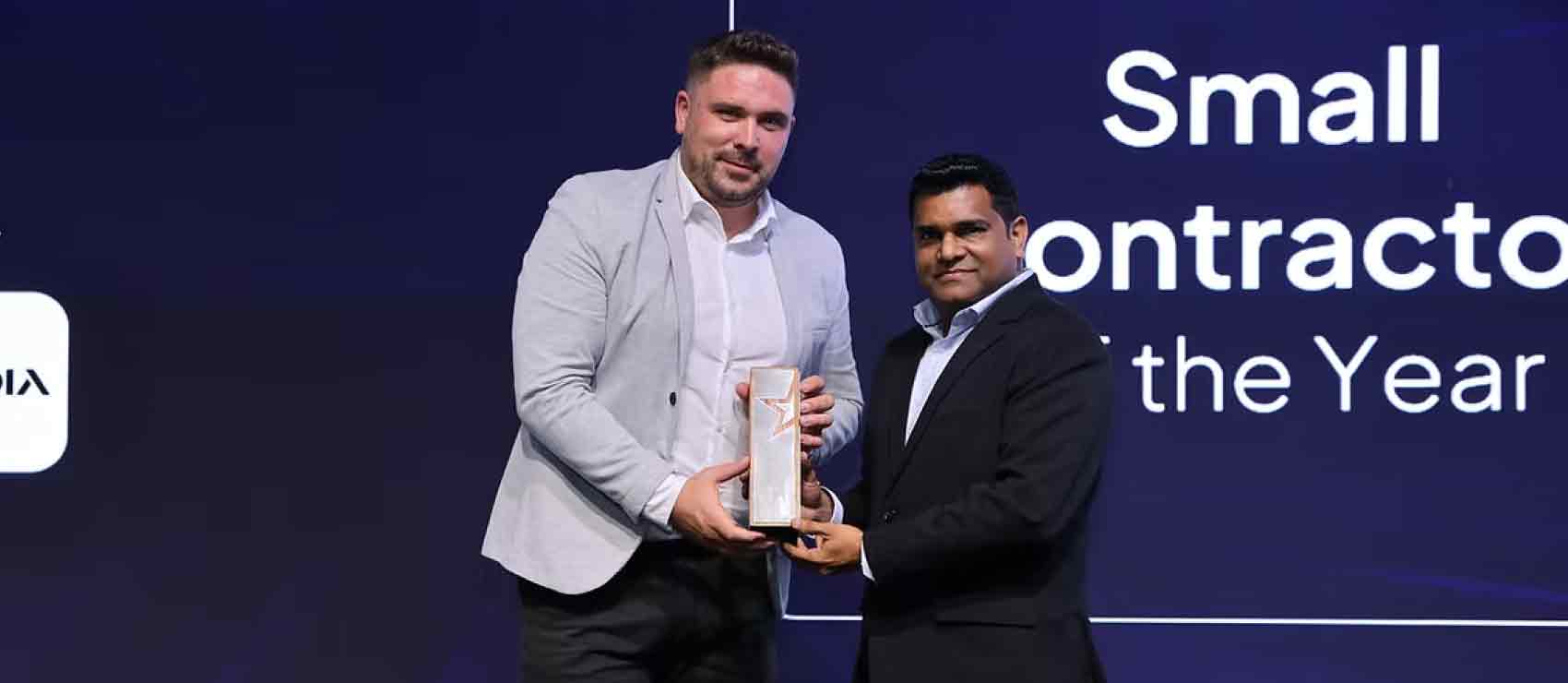ECC Fit-Out & Construction has won Small Contractor of the Year award at the 15th Big Project Middle East Awards